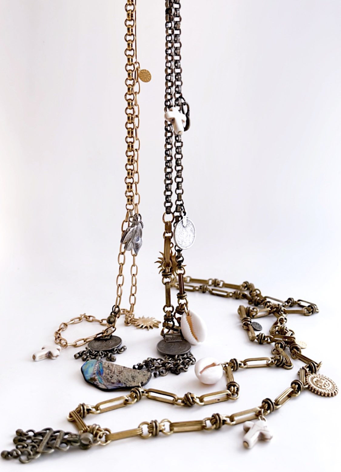 Vintage Trinket Necklace -4