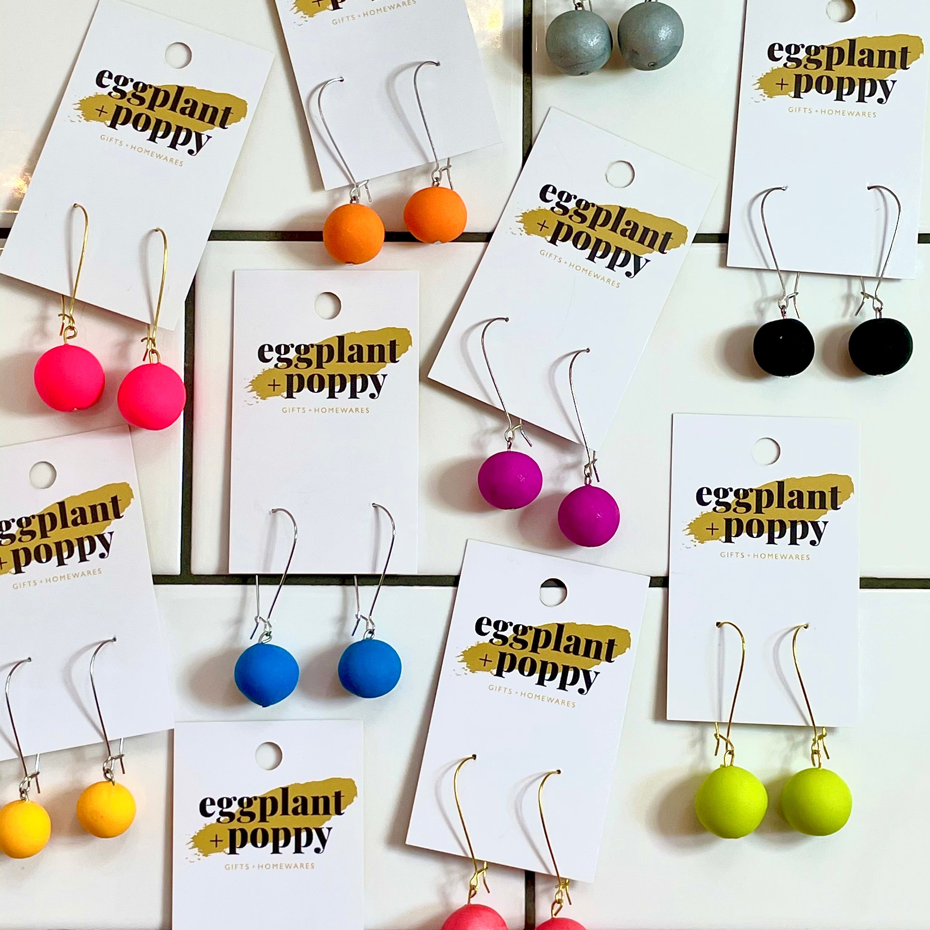Candy Drop Earrings - Sparkle