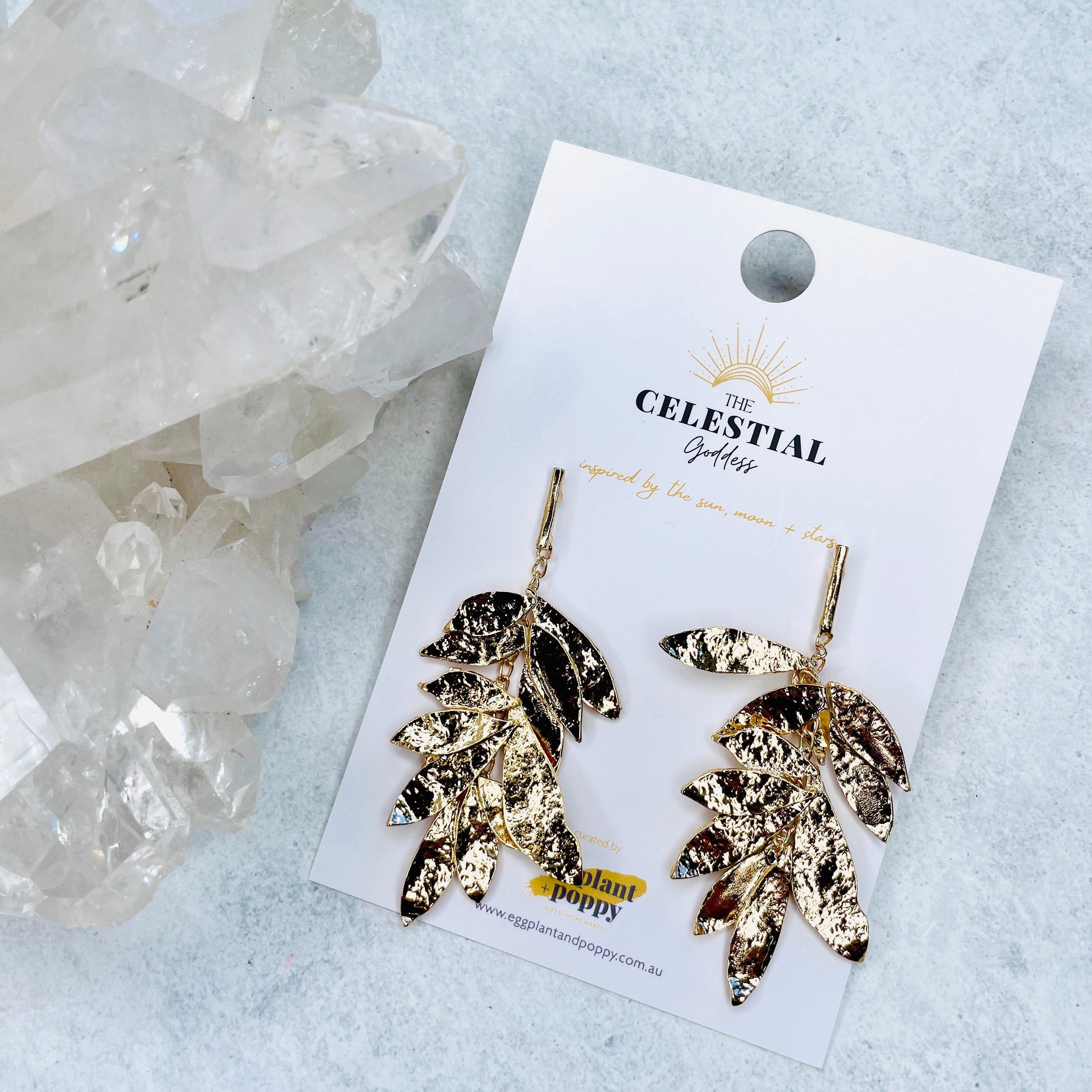 Gaia Leaf Earrings