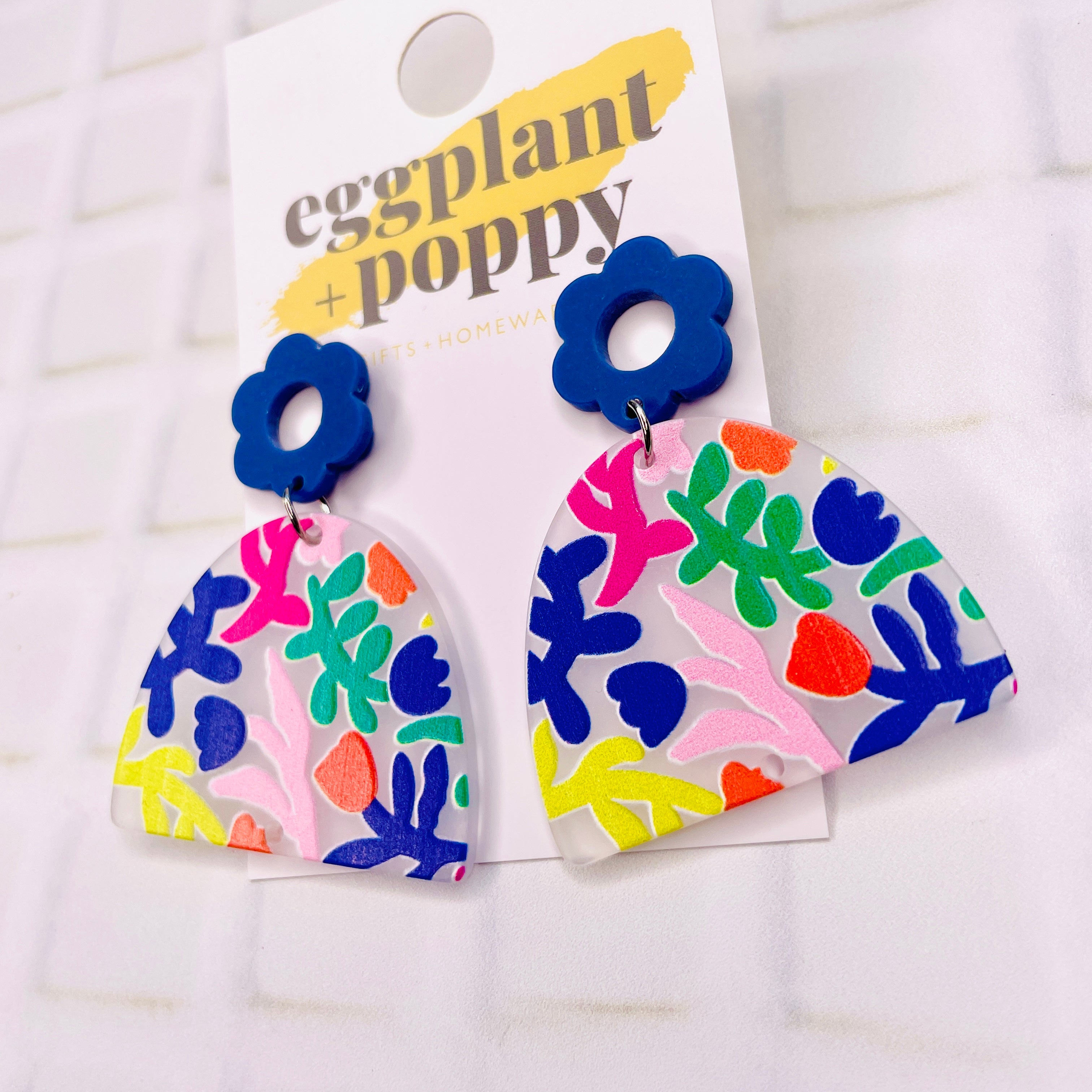 Colourful Coral Garden Earrings