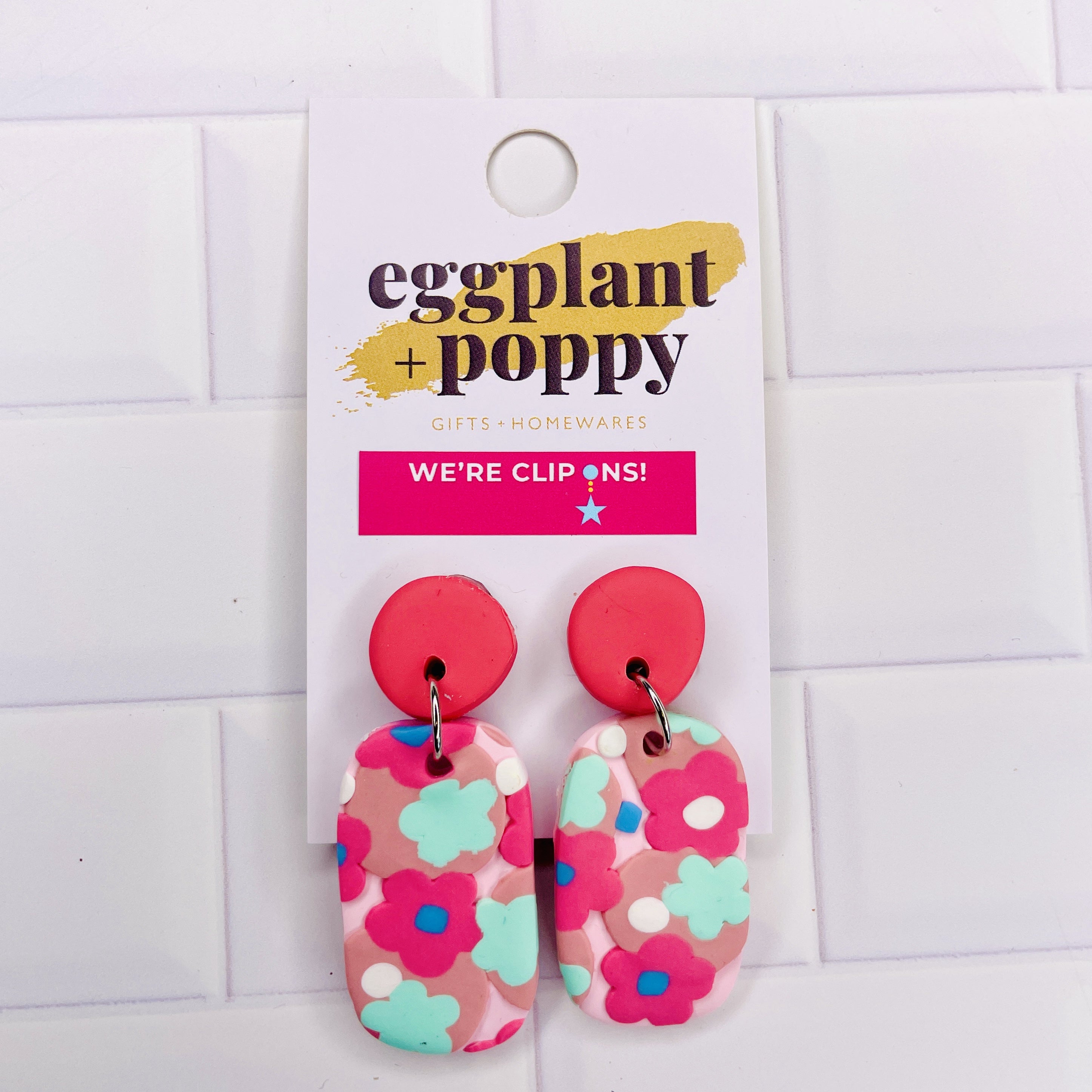 Clip On Earrings - Whimsy Bloom