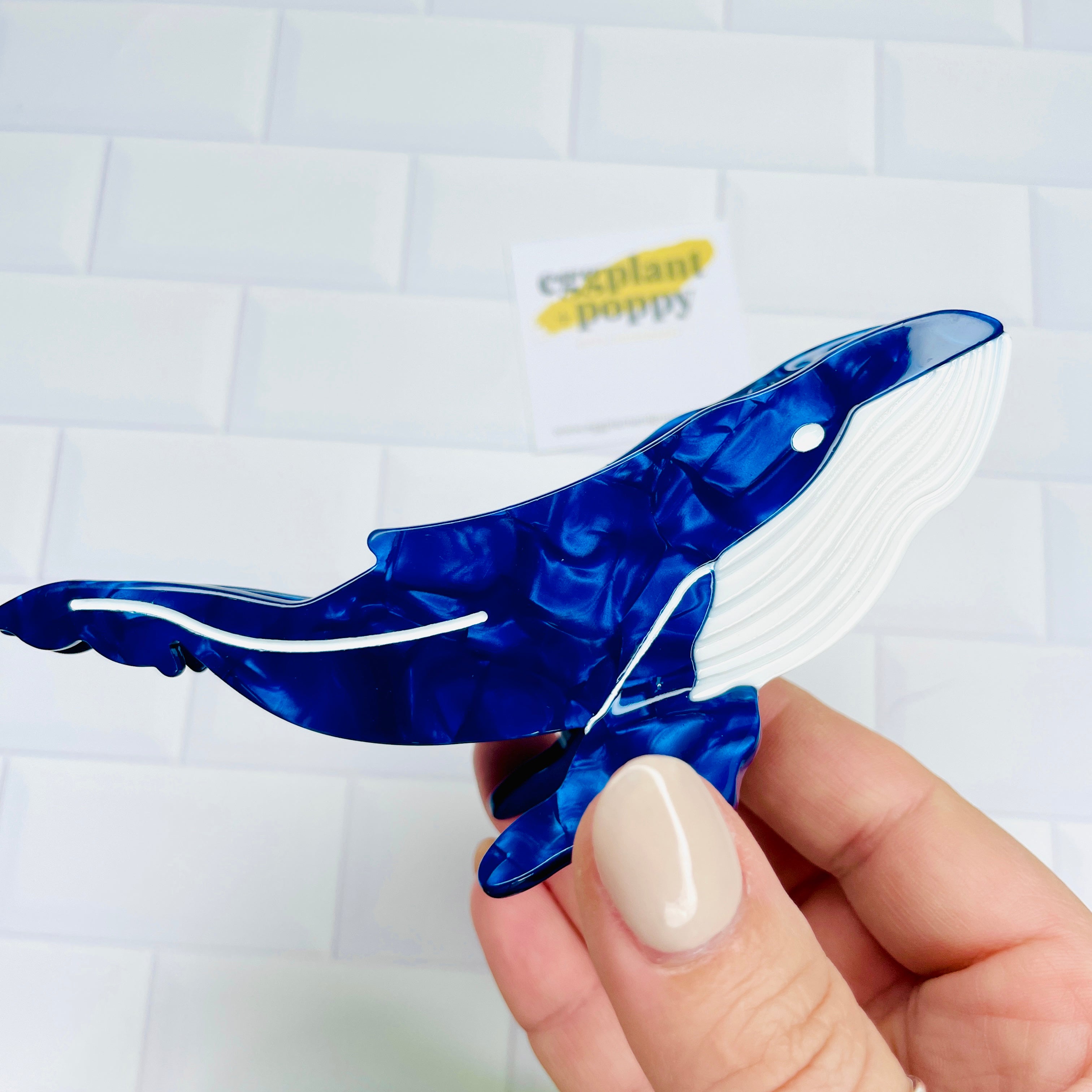 Whale Hair Clip