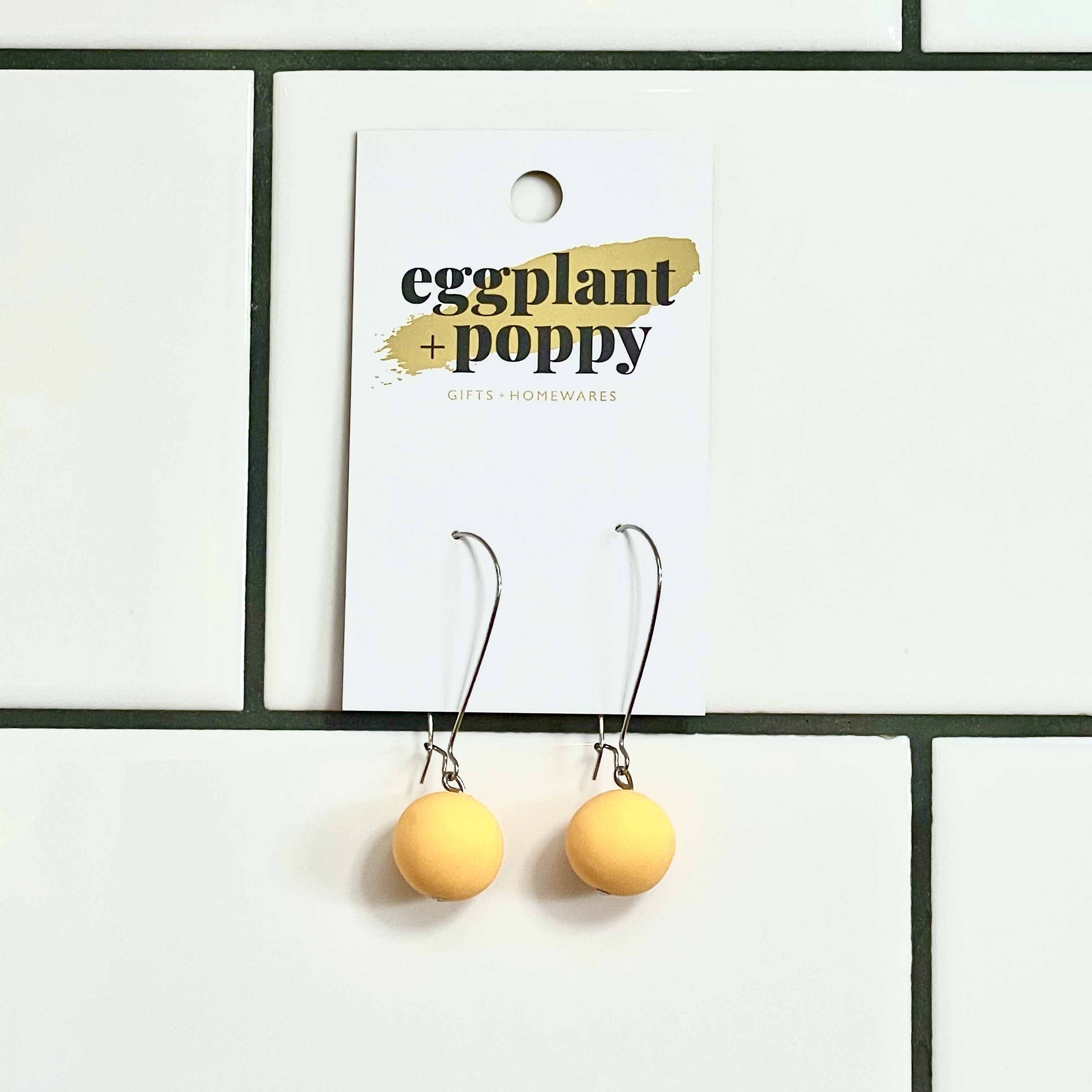 Candy Drop Earrings - Lemon Sorbet