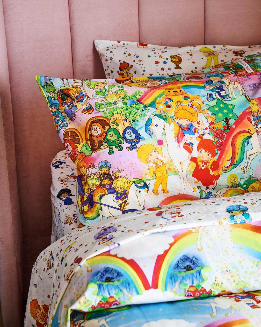 Organic Cotton Pillowcase 1P - Rainbow Brite