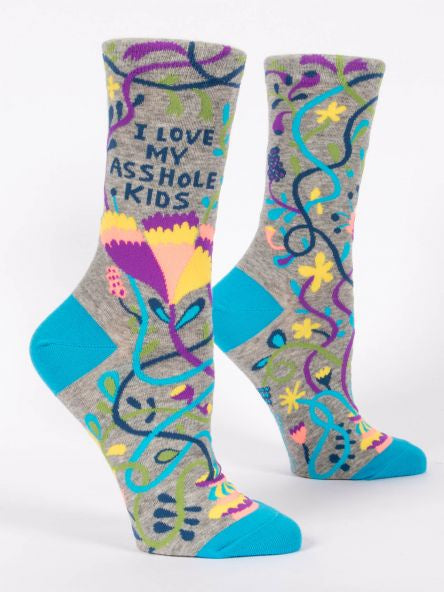 Women's Socks - I Love My Asshole Kids