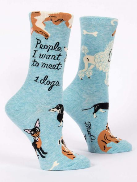 Women's Socks - People I Want To Meet, Dogs
