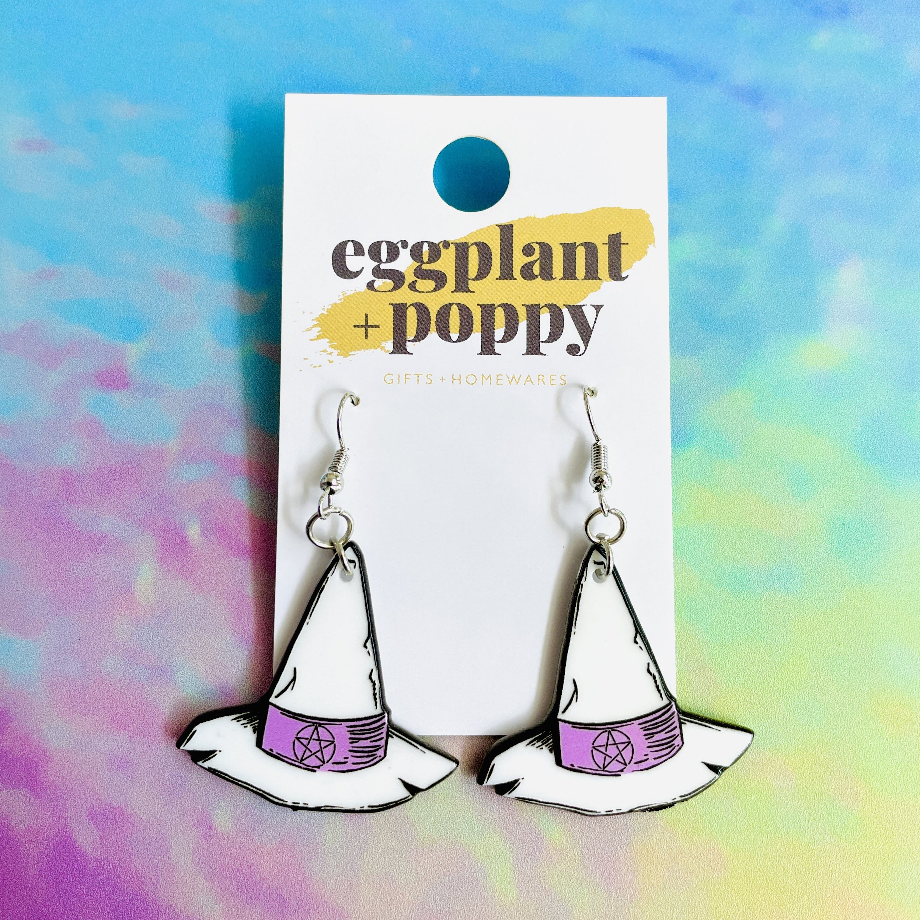 Halloween Witches Hat Earrings