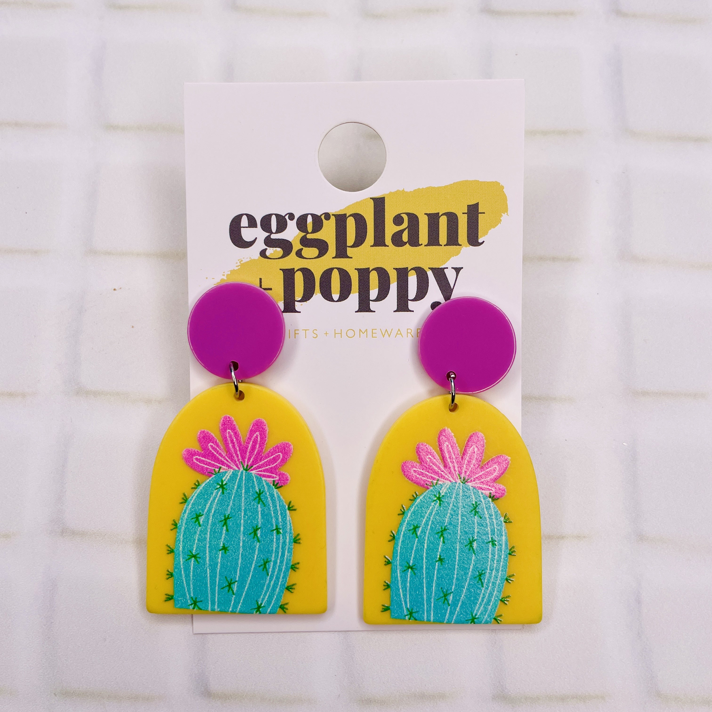 Cutie Cactus Earrings