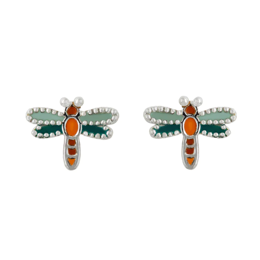 Earring - Dragonfly Orange