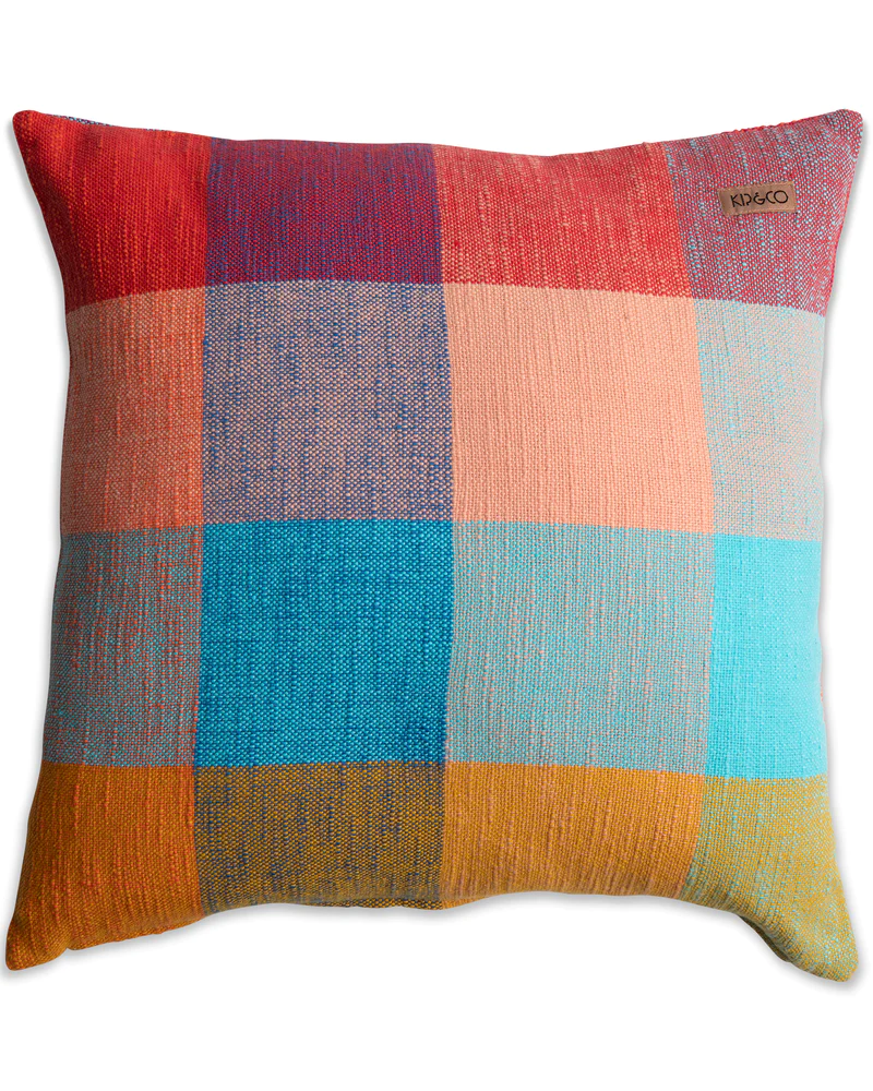 Woven Cushion - Rainbow Love