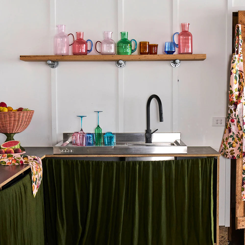 Blue Robin Tumbler Glass - set of 2