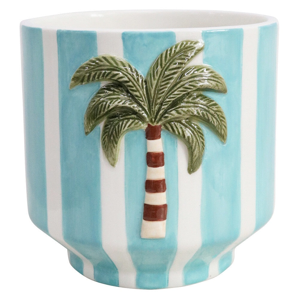 Palm Stripe  Planter