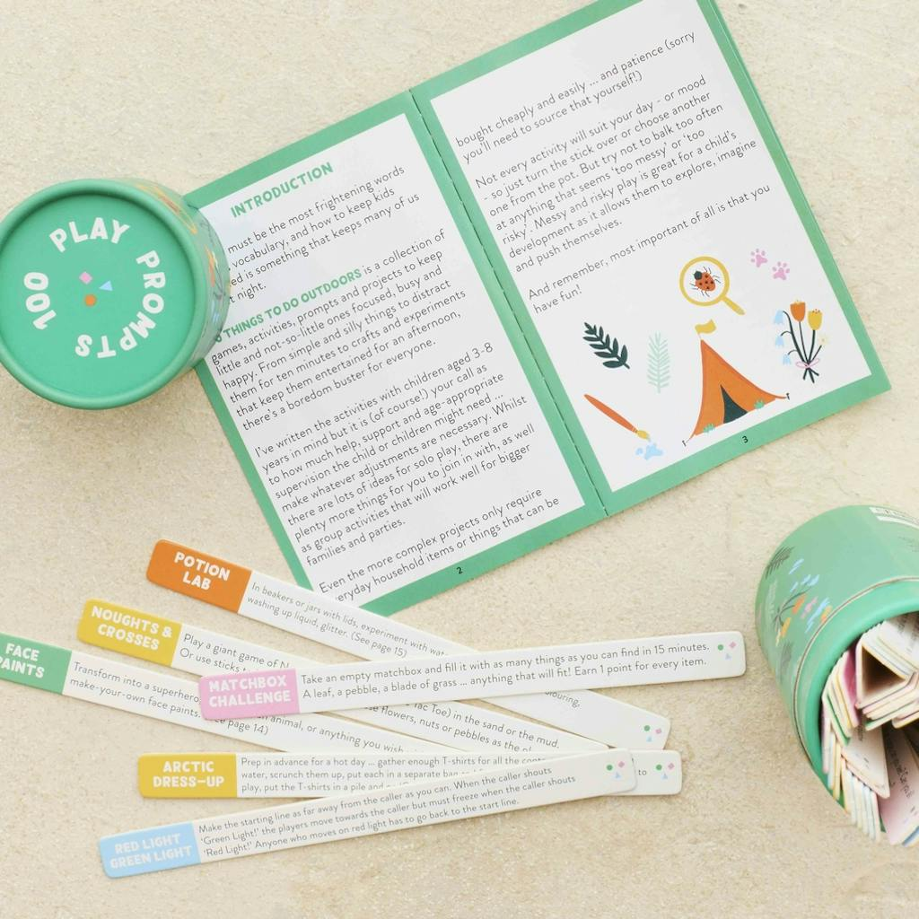 Things To Do Outdoors: 100 Play Prompts