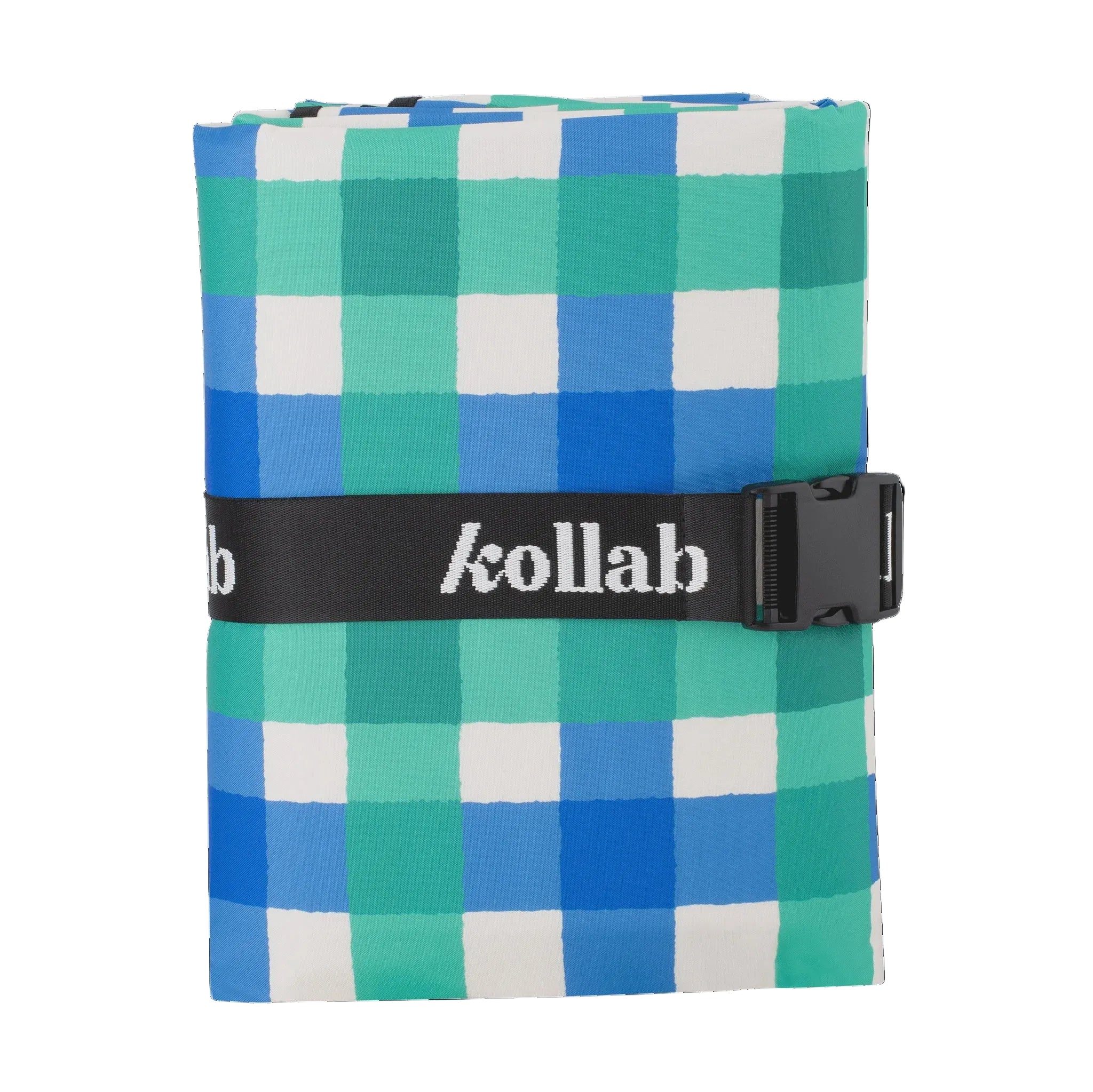 Picnic Mat - Green Blue Check