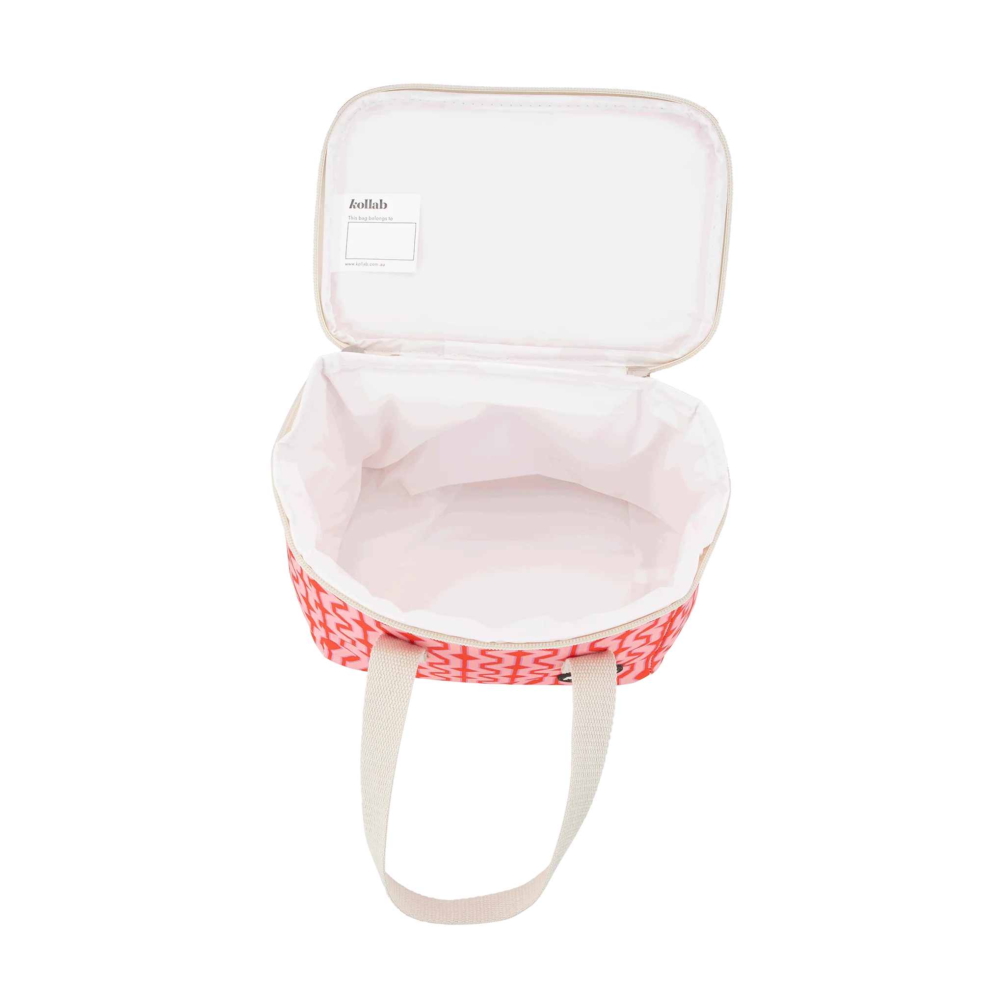 Lunch Bag - Cherry Zig Zag