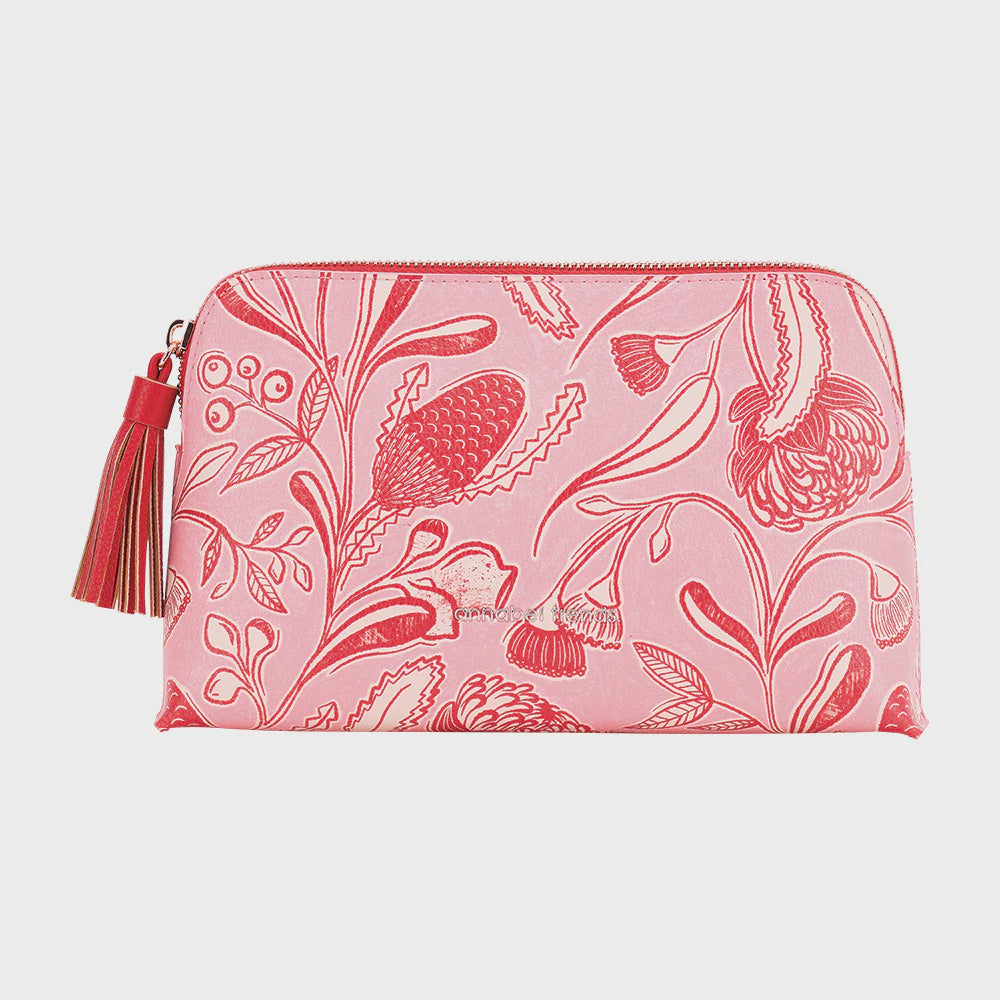 Medium Vanity Bag - Trailing Natives/Red Stripe