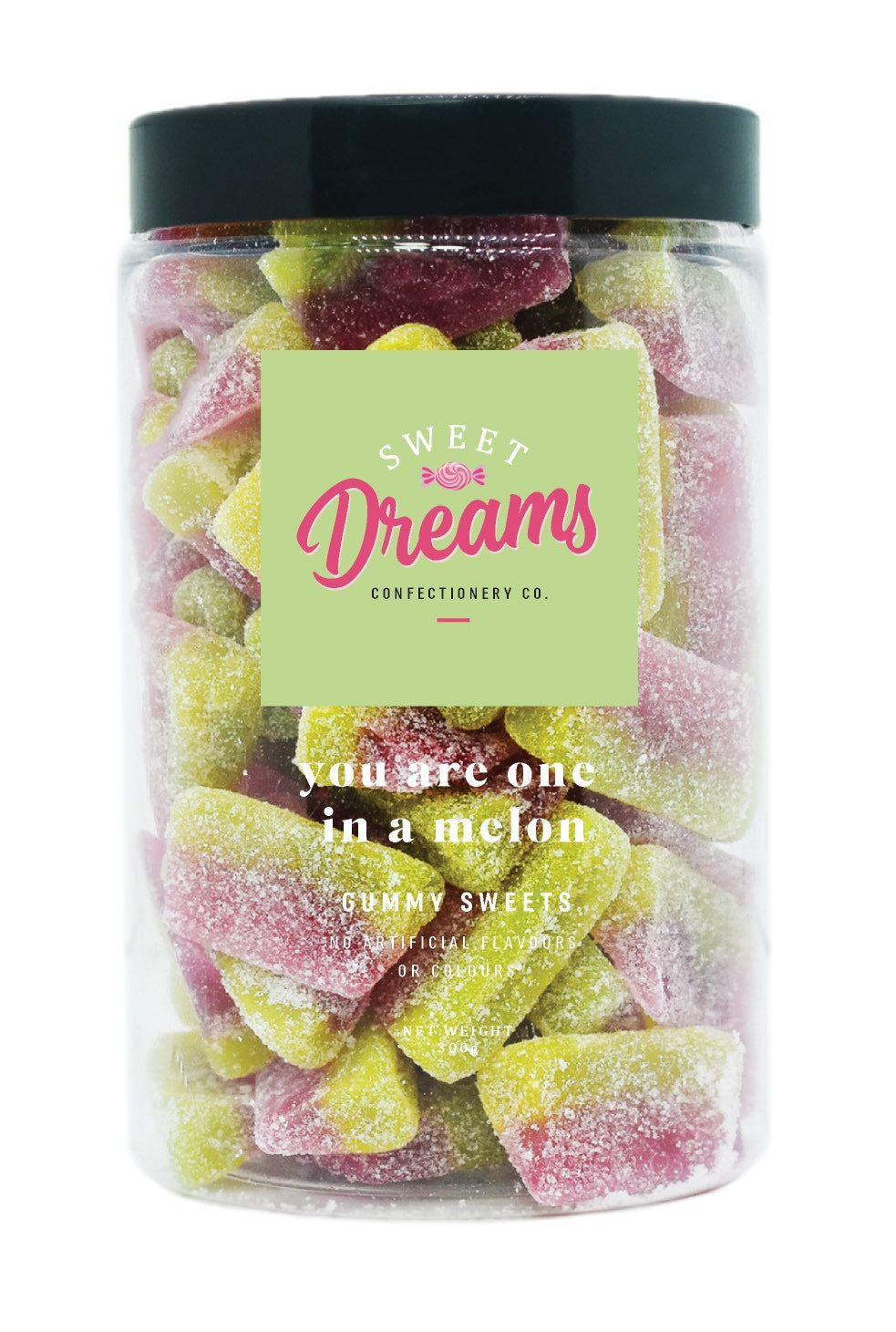 Gummy Sweets Jar - One In A Melon
