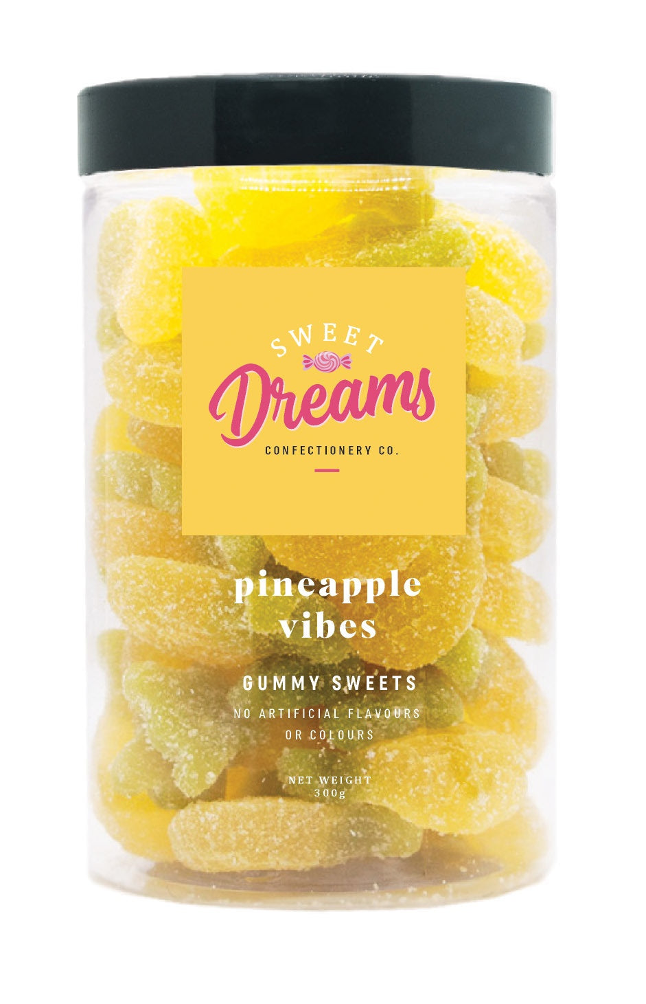 Gummy Sweets Jar - Pineapple vibes