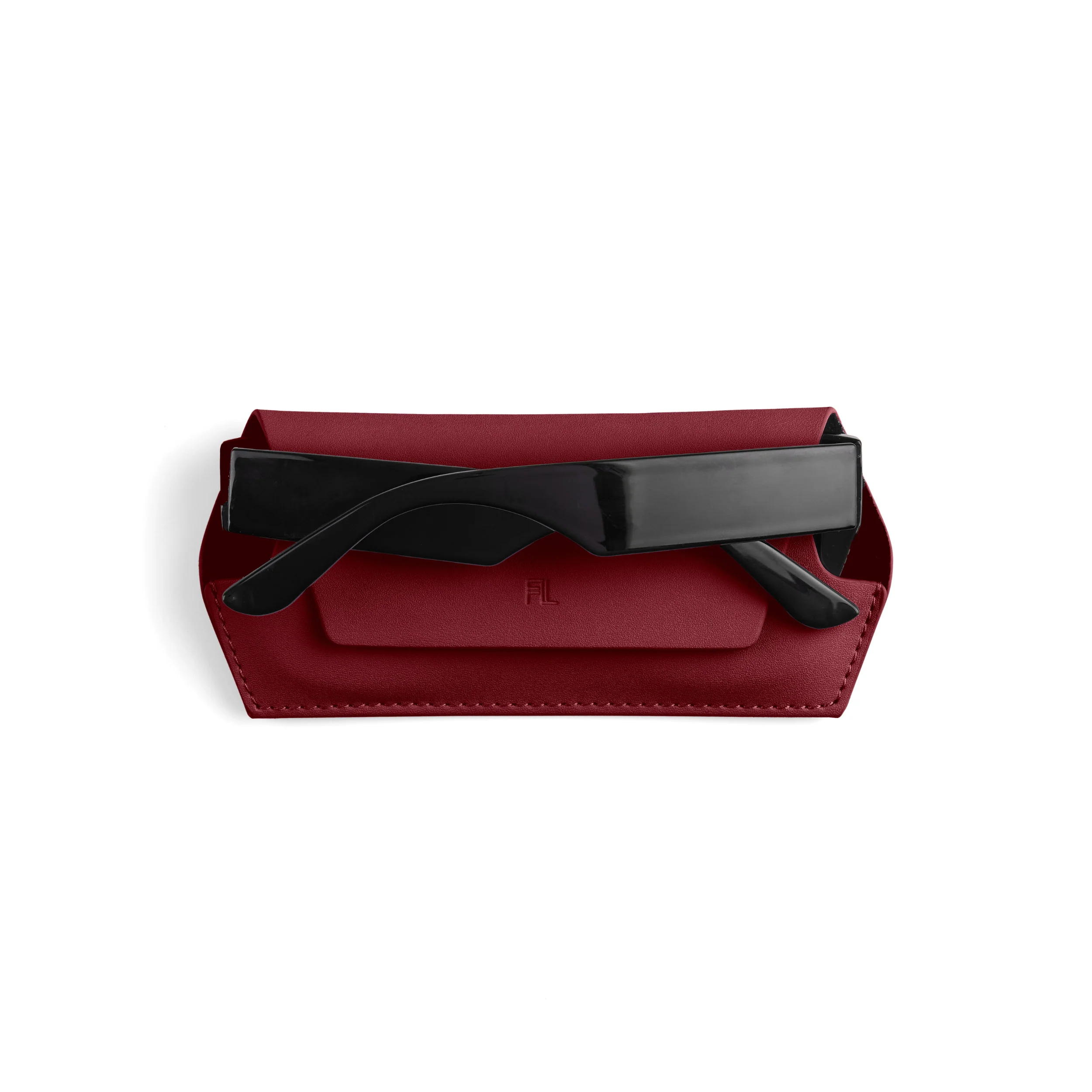 Glasses Case - Burgundy