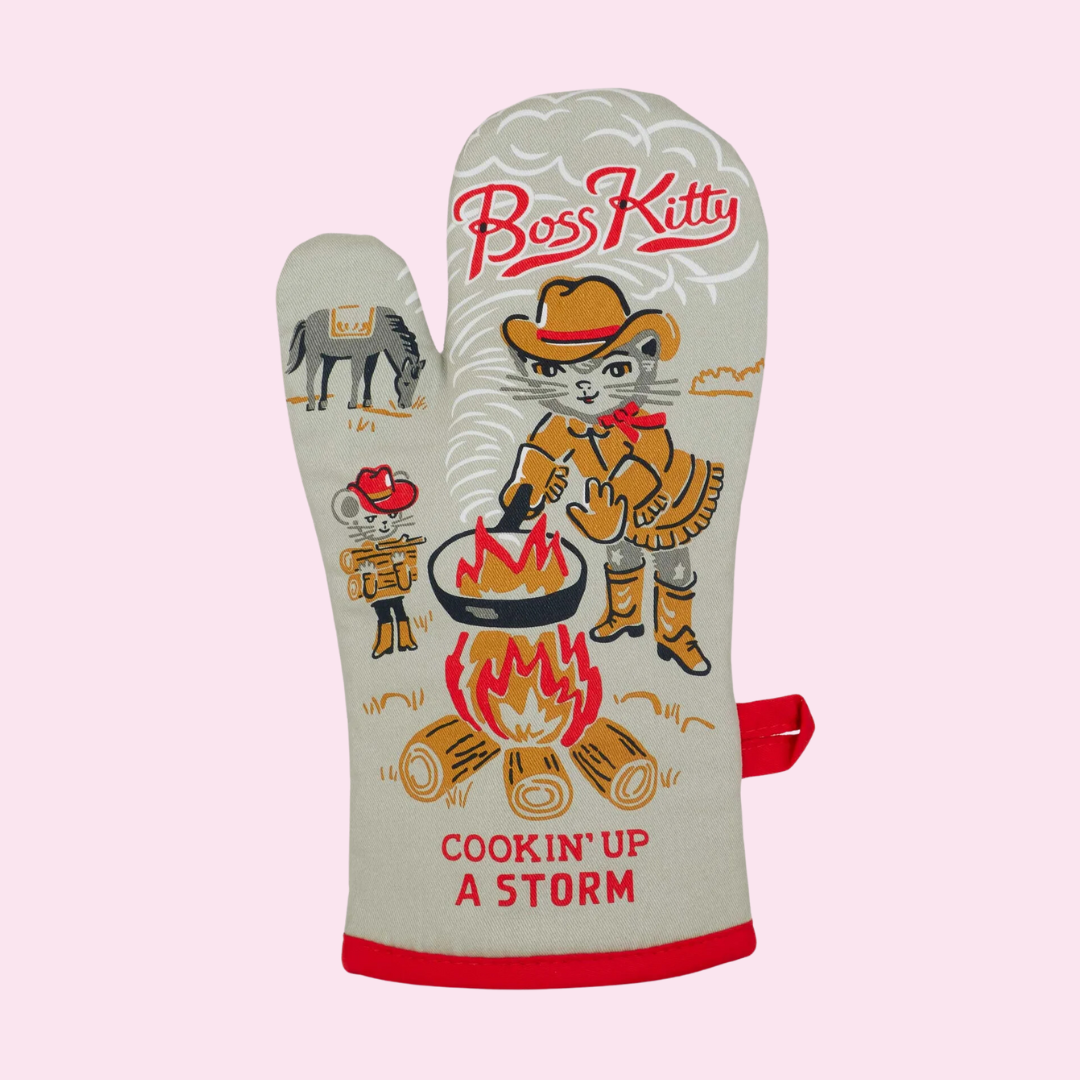 Oven Mitt - Boss Kitty