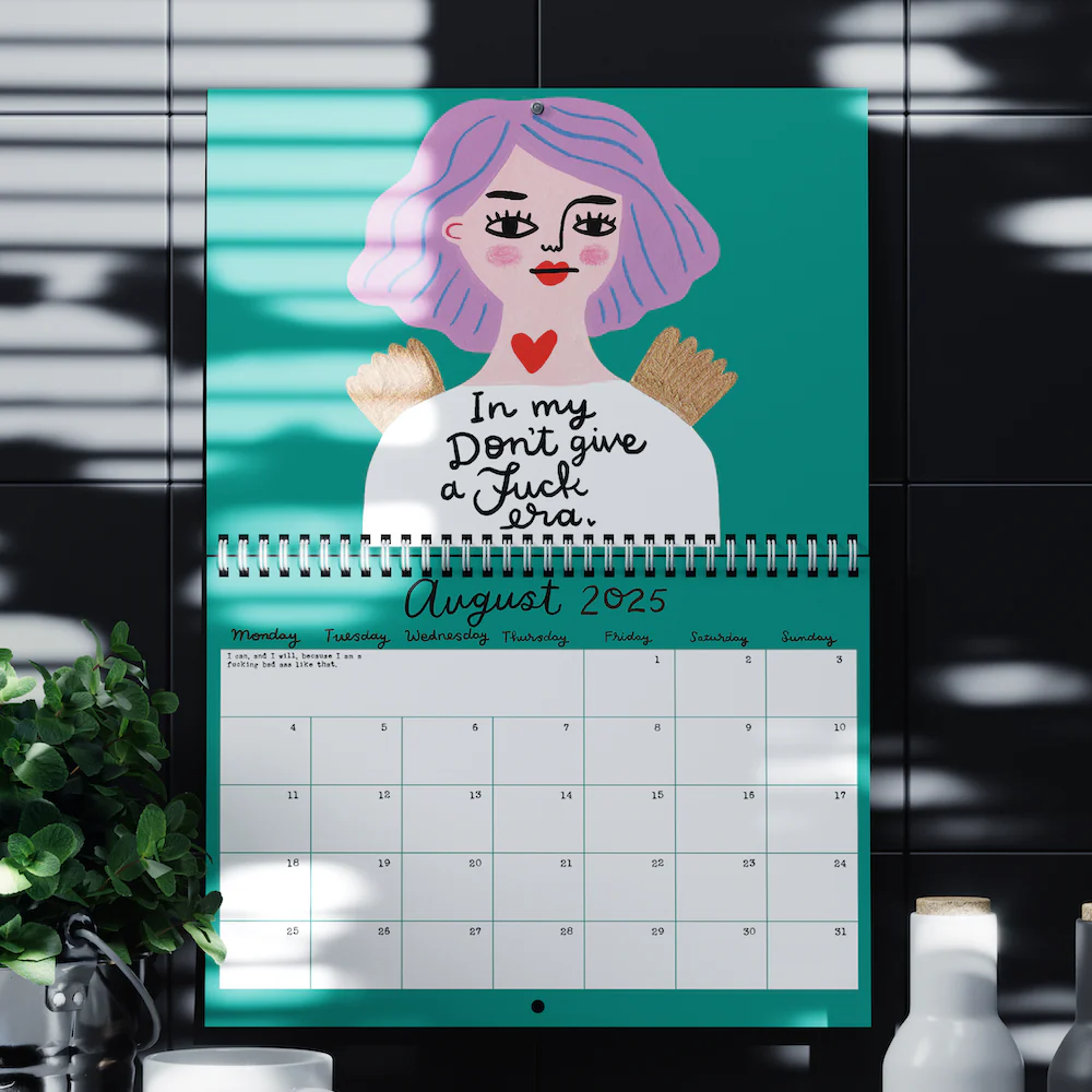 2025 Calendar - Sweary Affirmations