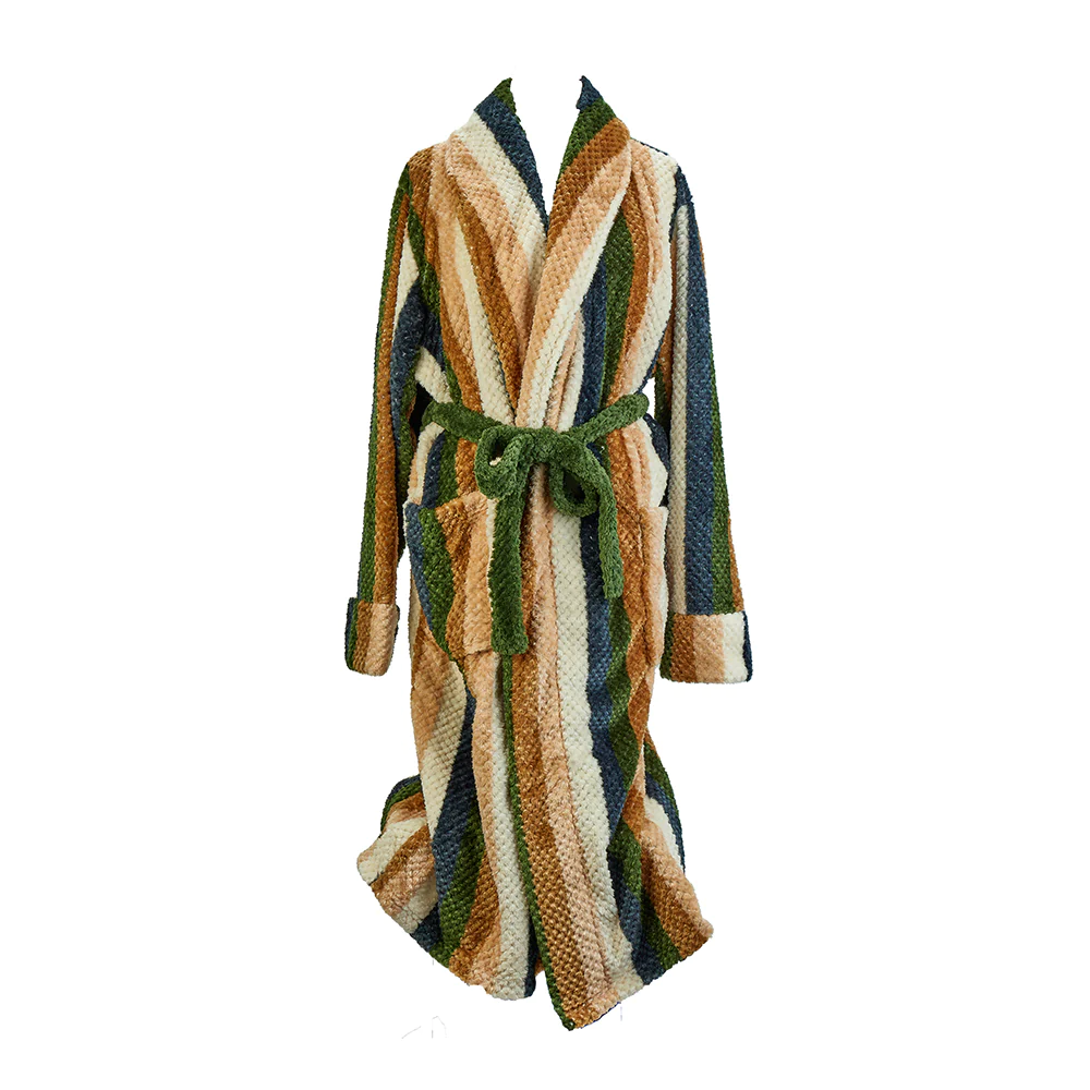 Men's Bath Robe - Stripe