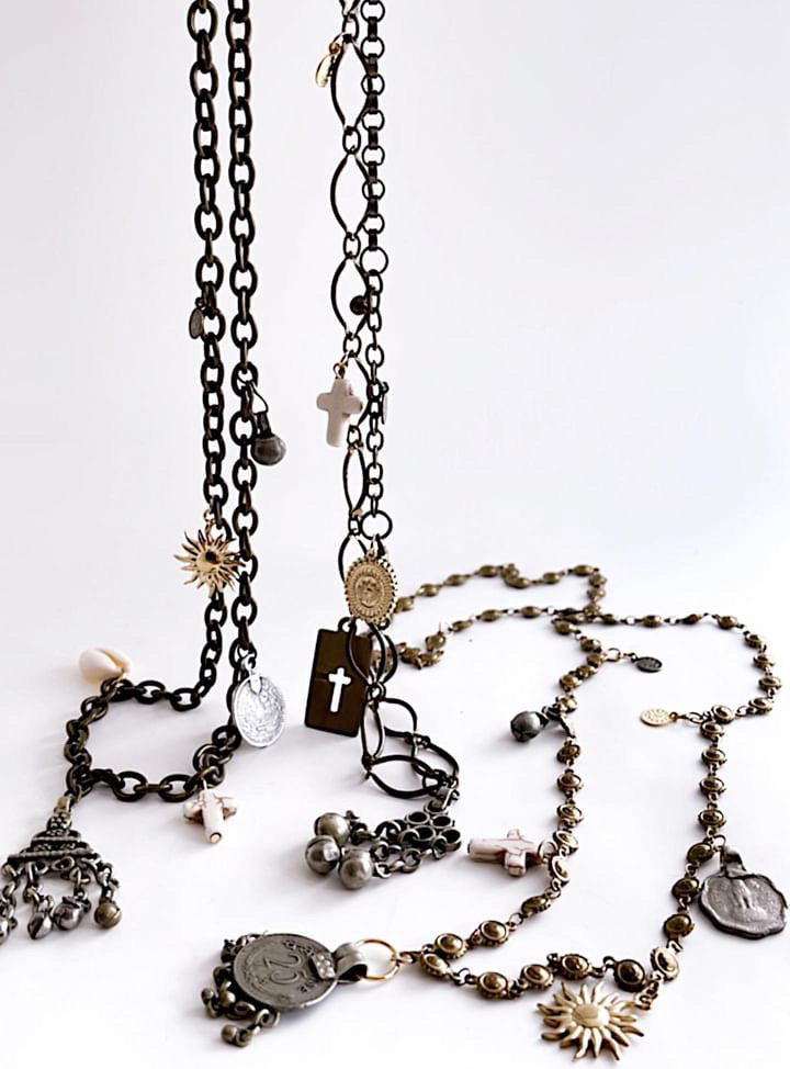 Vintage Trinket Necklace - 3