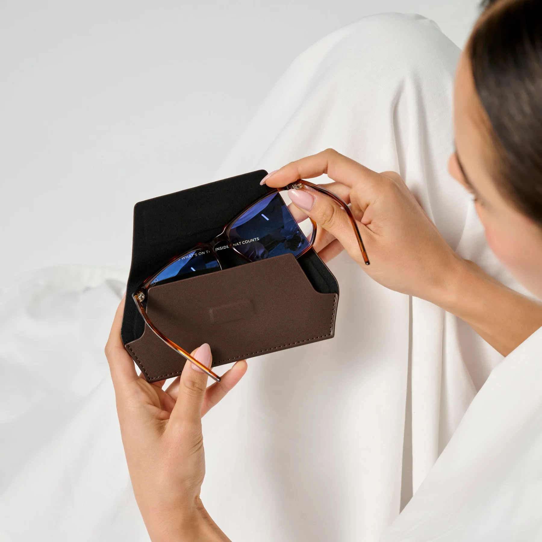 Glasses Case - Chocolate