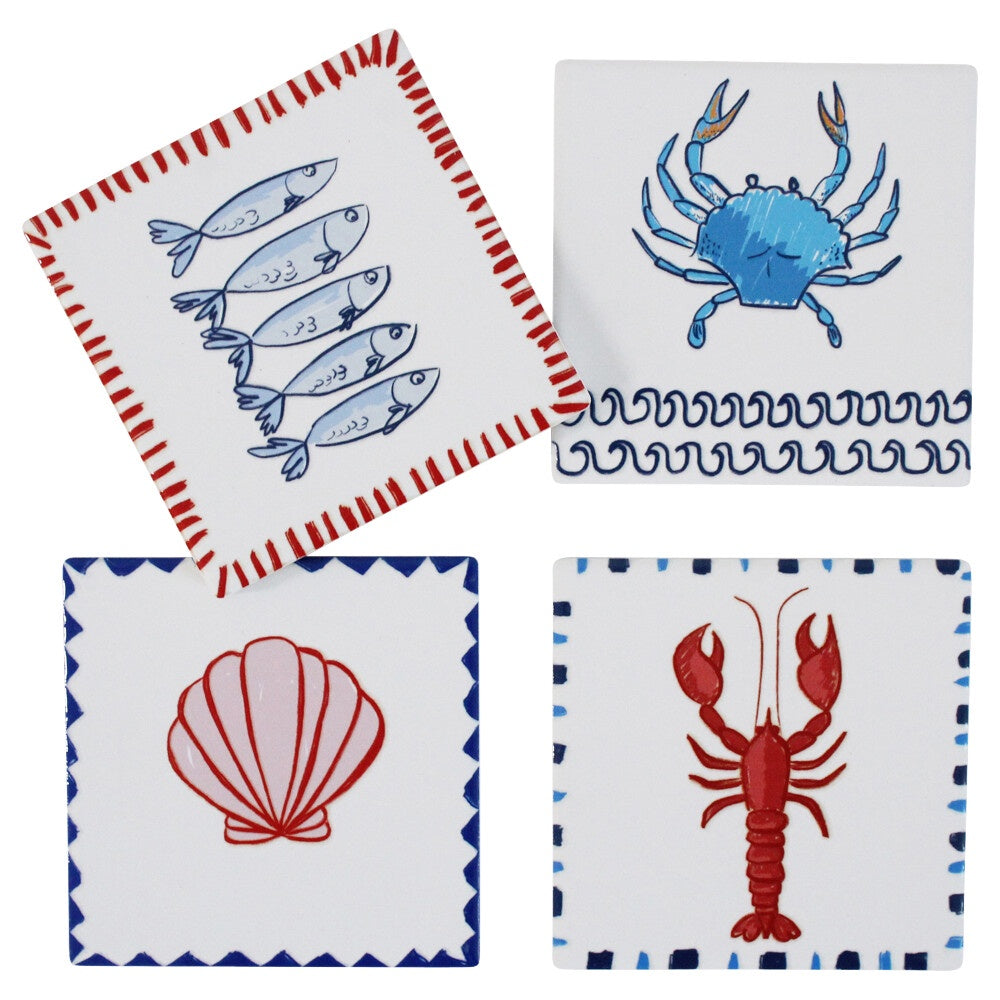 Ceramic Coasters - Mediterranean