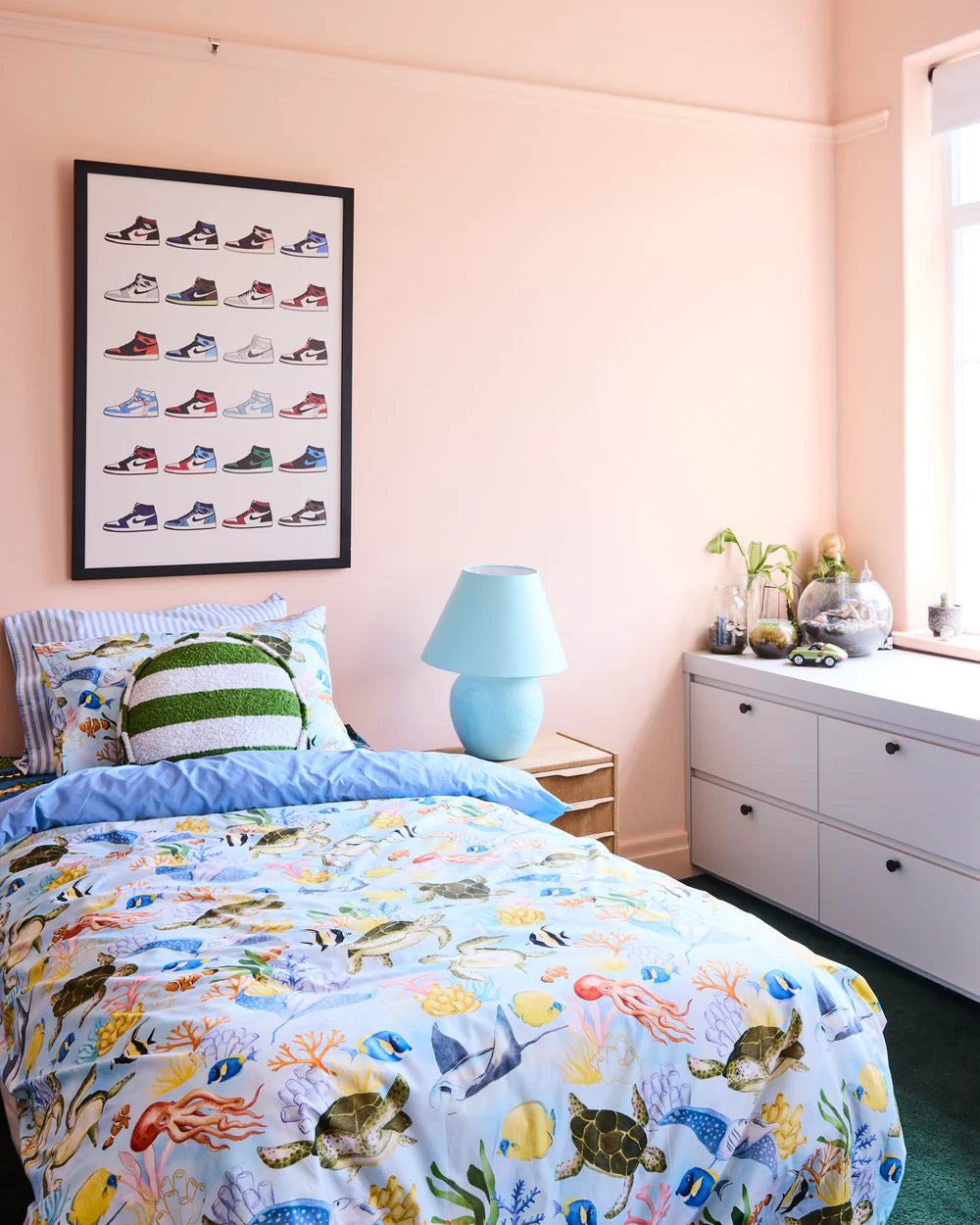 Cotton Quilt Cover - Reef Life