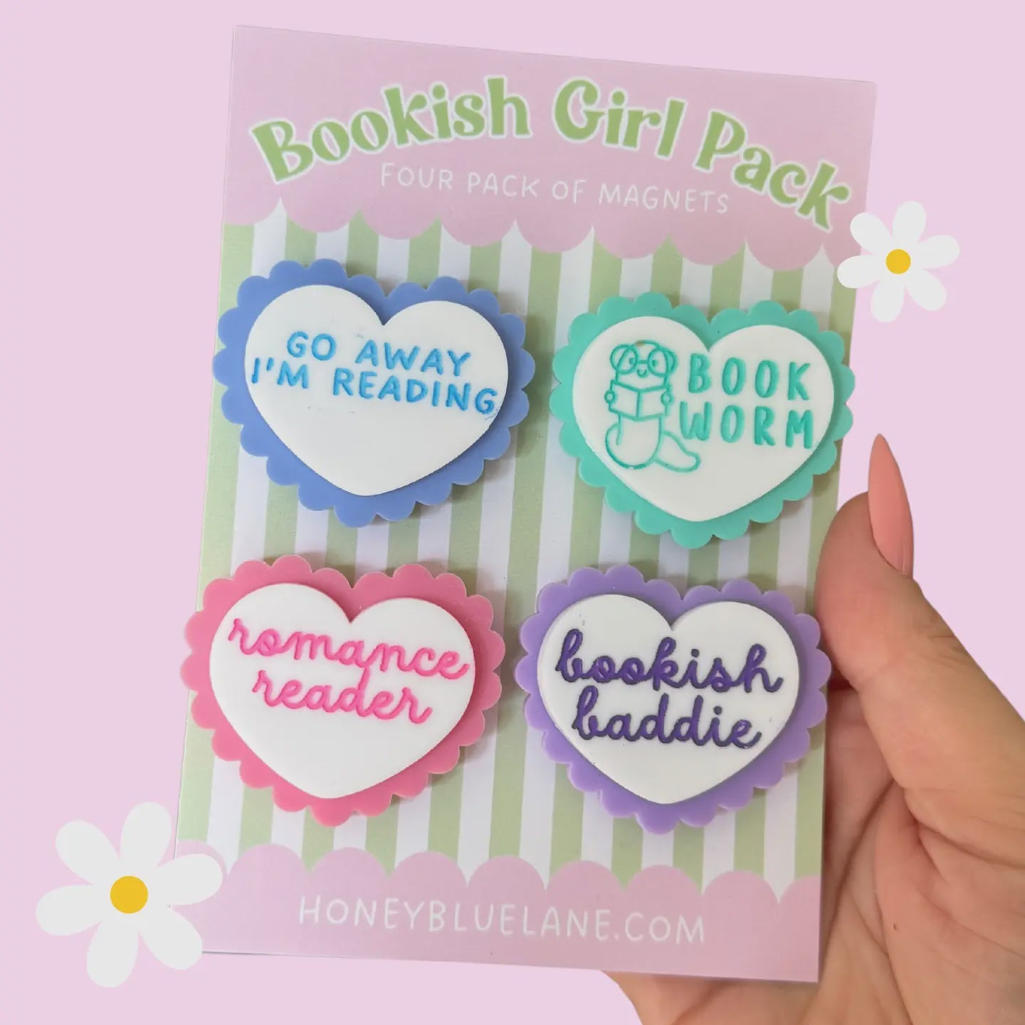 Bookish Girl Magnet Pack
