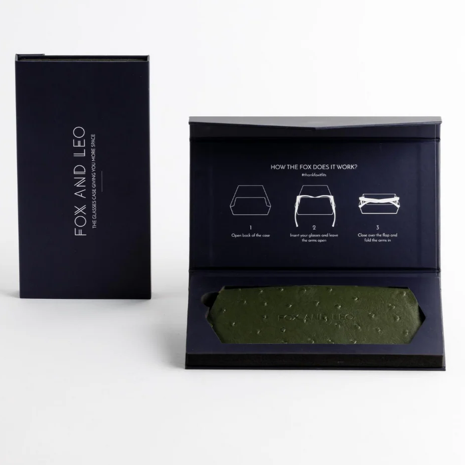 Glasses Case - Olive