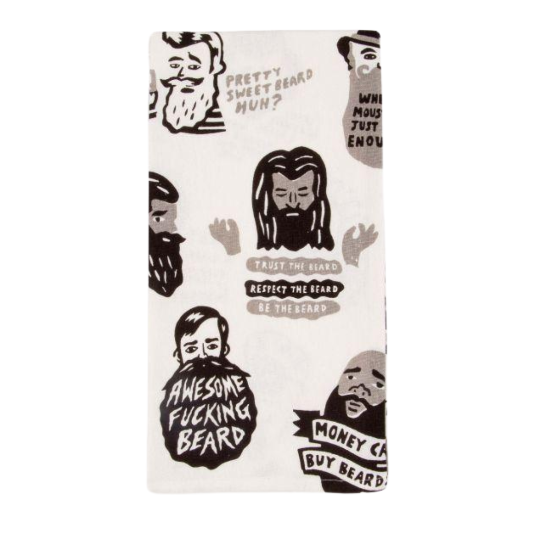 Tea Towel - Awesome Fucking Beard