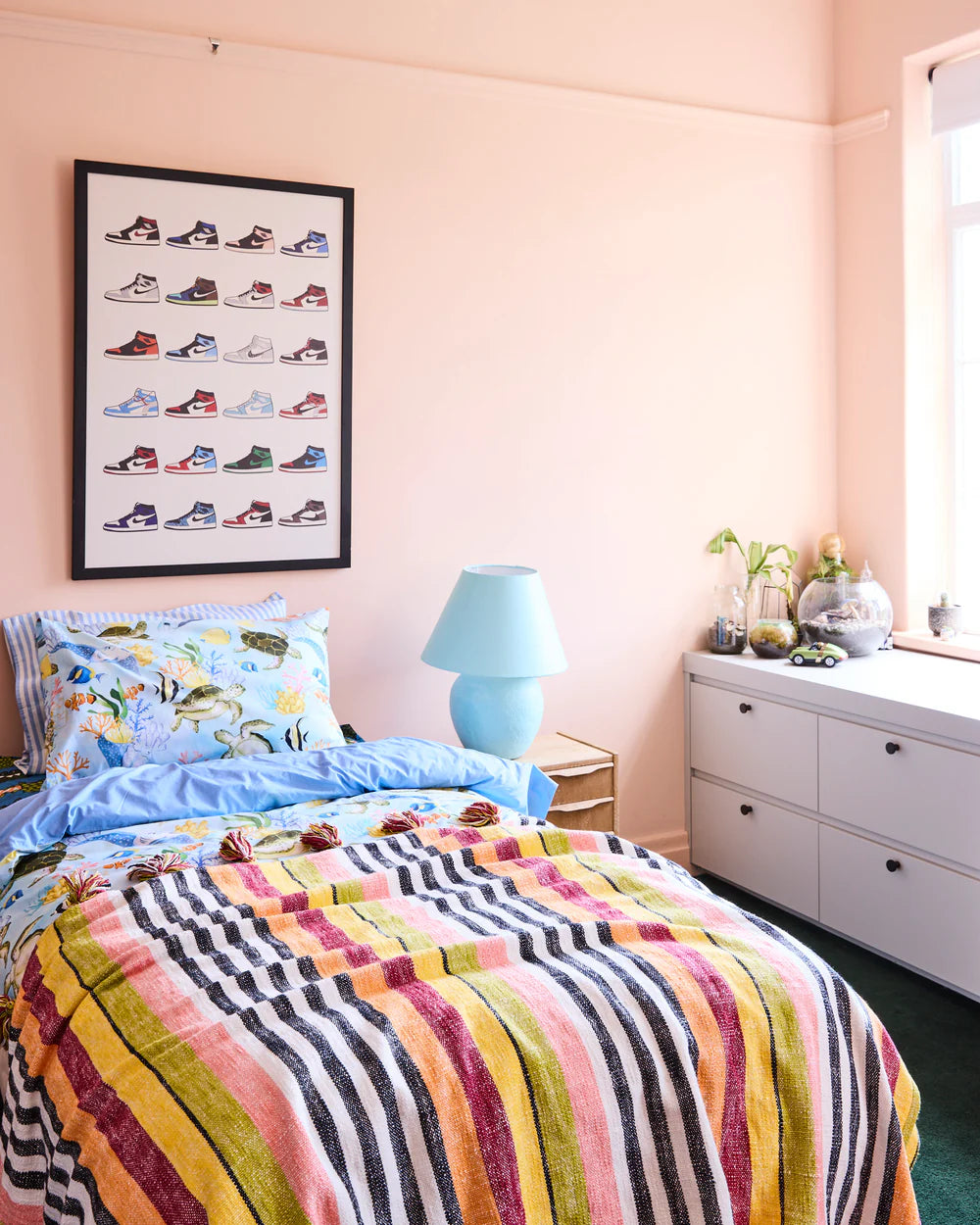 Cotton Pillowcase - Reef Life - 1P