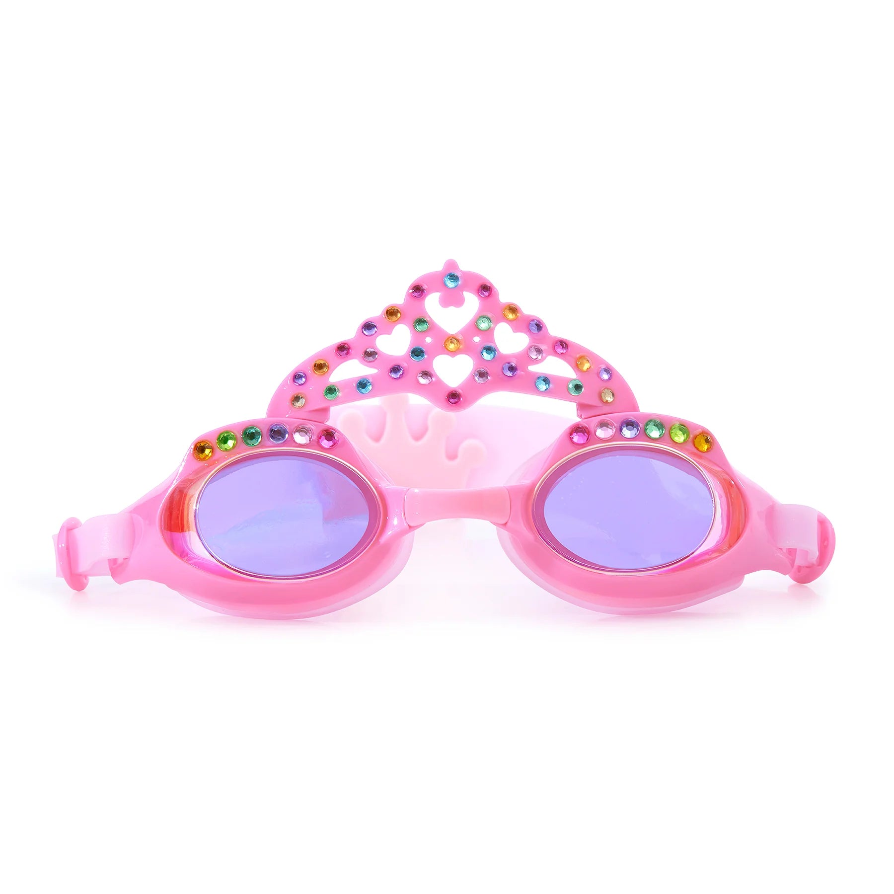 Swim Goggles - Princess Crown Peachy Pink