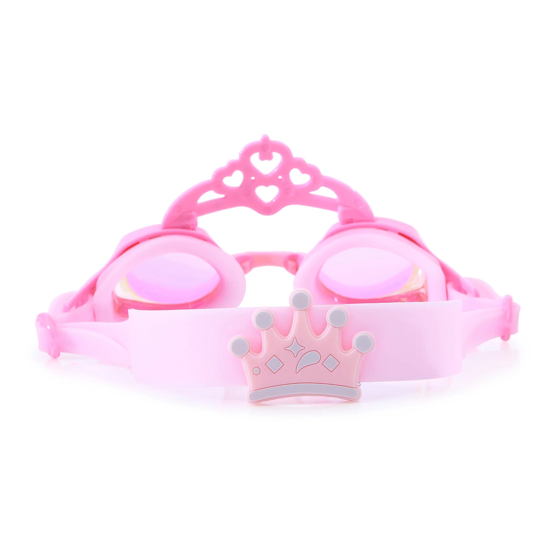 Swim Goggles - Princess Crown Peachy Pink