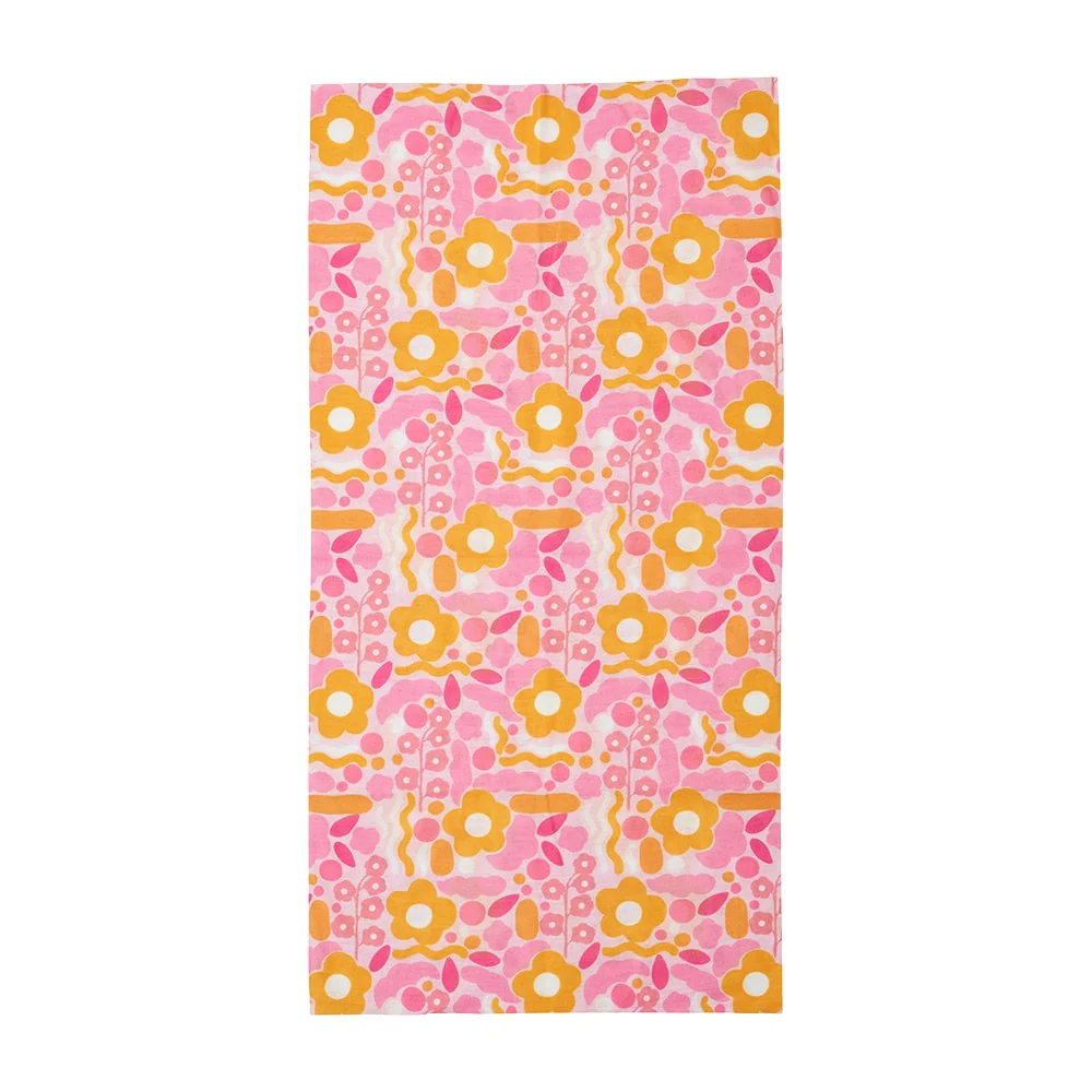 Happy Wrap - Floral Puzzle Pink