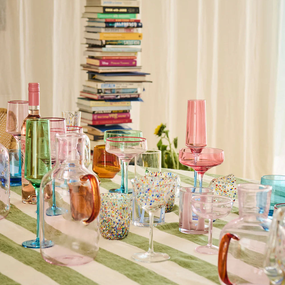 Blue Robin Champagne Glass - set of 2