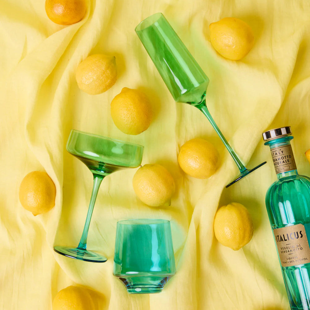 Pistachio Crush Tumbler Glass - set of 2