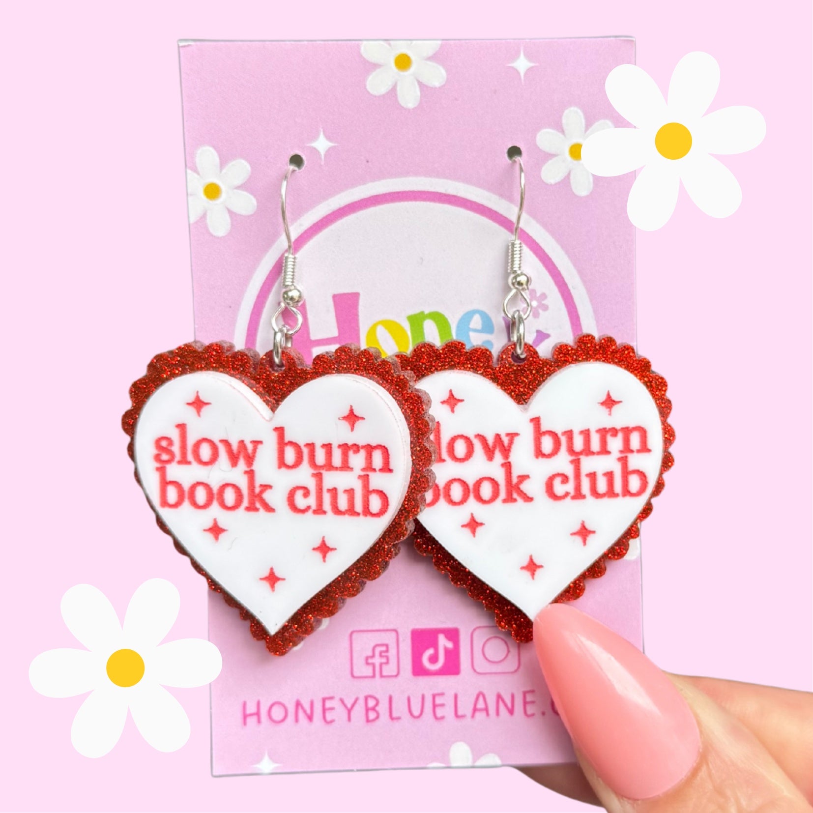Slow Burn Book Club Earrings