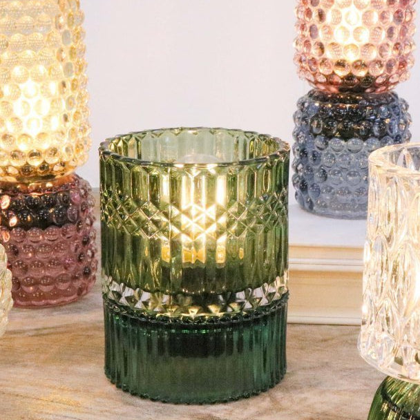 LED Glass Lamp - Green