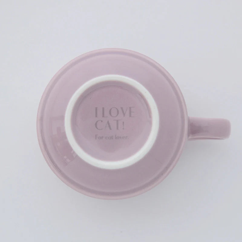 I Love Cat Mug - Pink