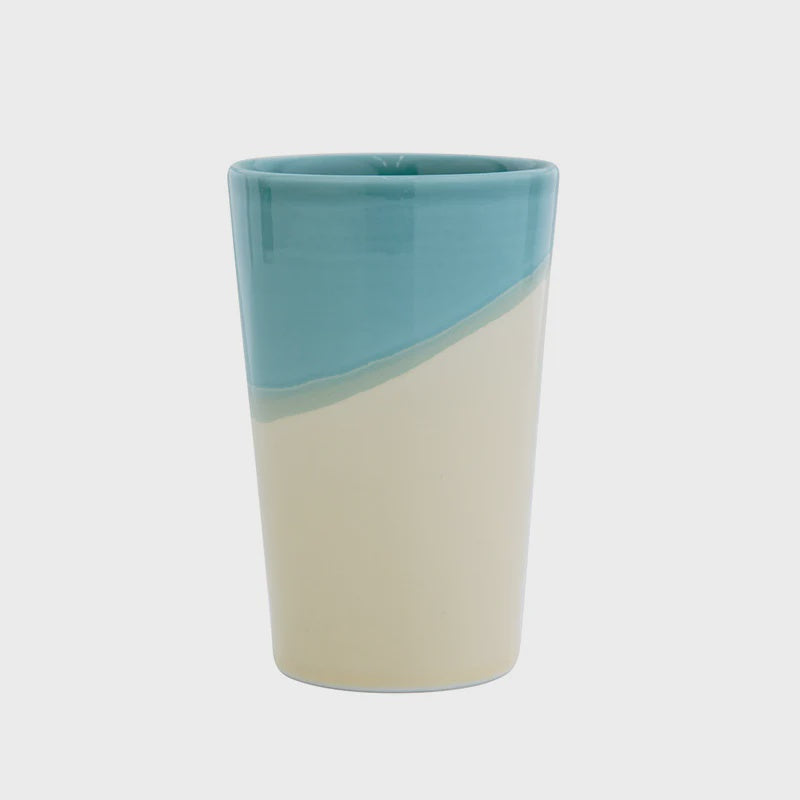 Tumbler - Turquoise x Cream