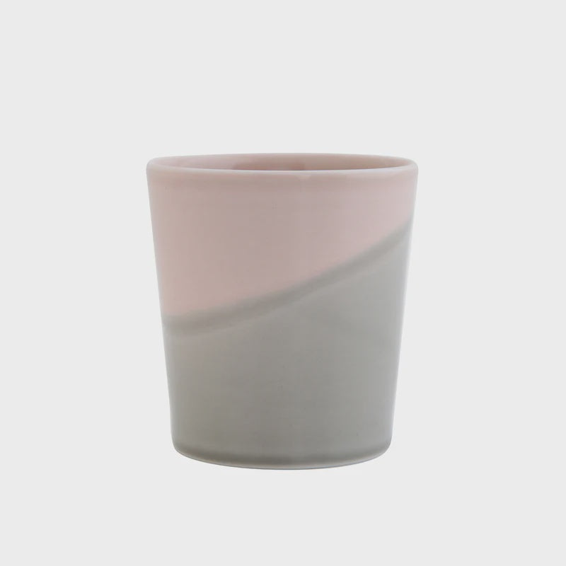Porcelain Cup - Pink x Grey