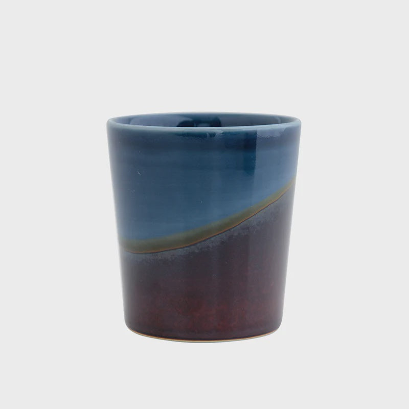 Porcelain Cup - Navy x Brown