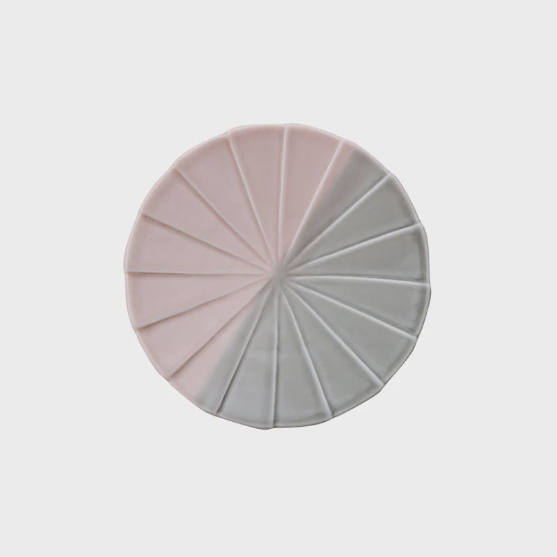 Small Plate - Pink x Grey