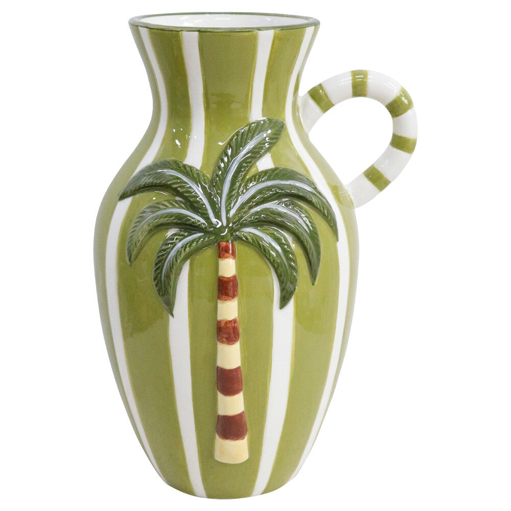 Palm Stripe Vase