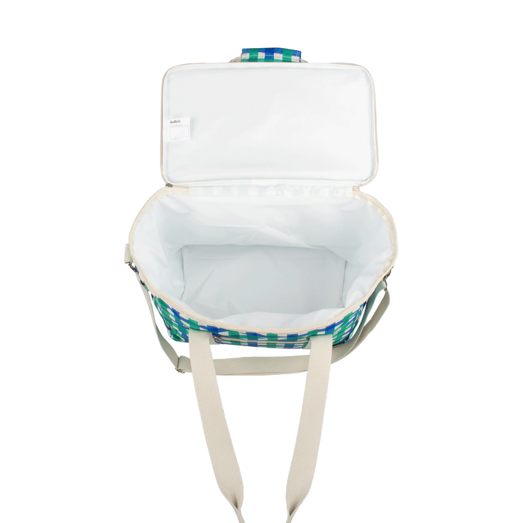 Lunch Bag - Green Blue Check