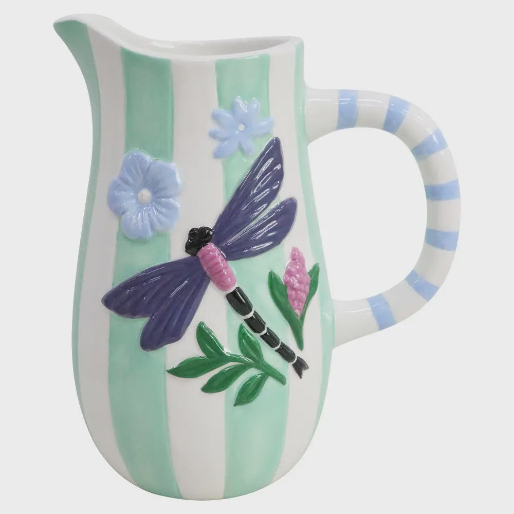 Funky Dragonfly Jug