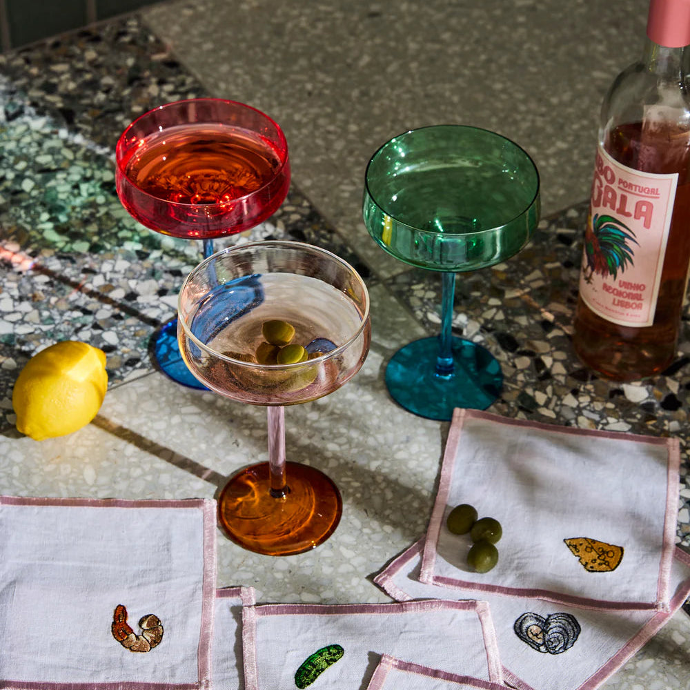 Marshmallow & Marmalade Margarita Glass - set of 2